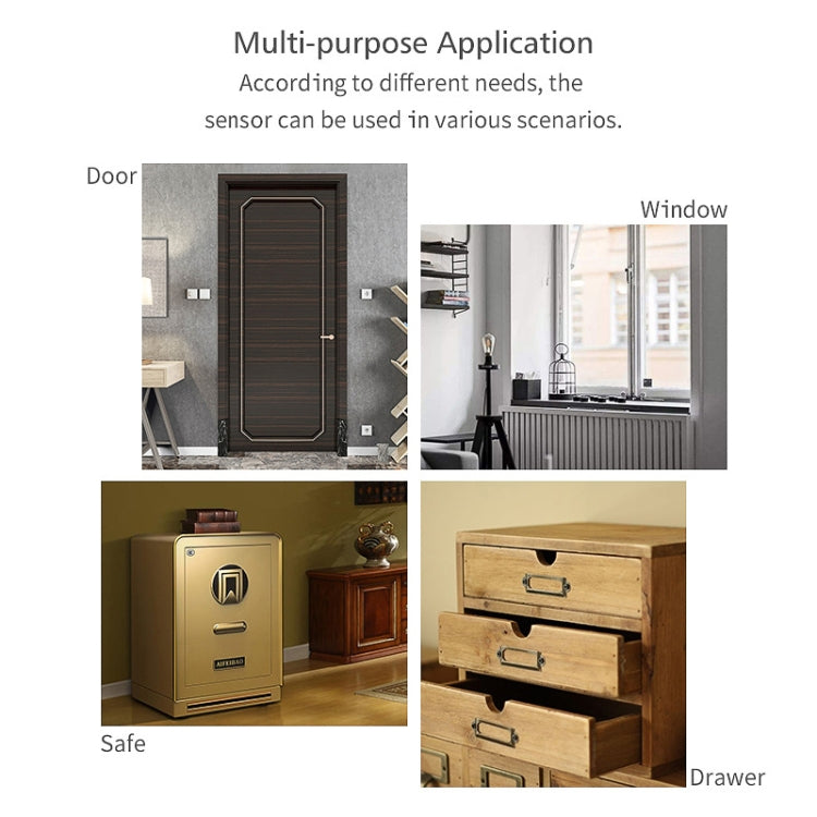 Tuya WiFi Door Magnetic Sensor Remote Intelligent Linkage Doors Windows Switch Anti-alarm APP Reminder Alarm, Tuya Door Magnetic Sensor Tuya WiFi Door Magnetic Sensor Remote Intelligent Linkage Doors Windows Switch Anti-alarm APP Reminder Alarm, Tuya Door Magnetic Sensor